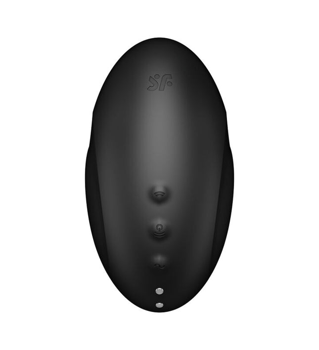 SATISFYER - VULVA LOVER 3 AIR PULSE STIMULATOR & VIBRATOR BLACK
