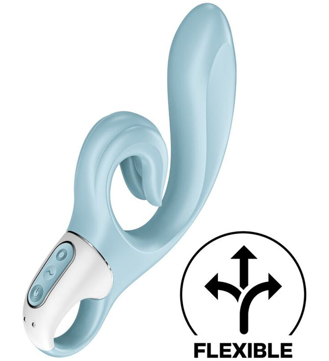 SATISFYER - LOVE ME RABBIT VIBRATION BLUE
