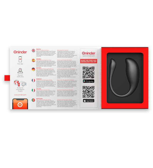 ONINDER - NAIROBI VIBRATING EGG PINK - FREE APP