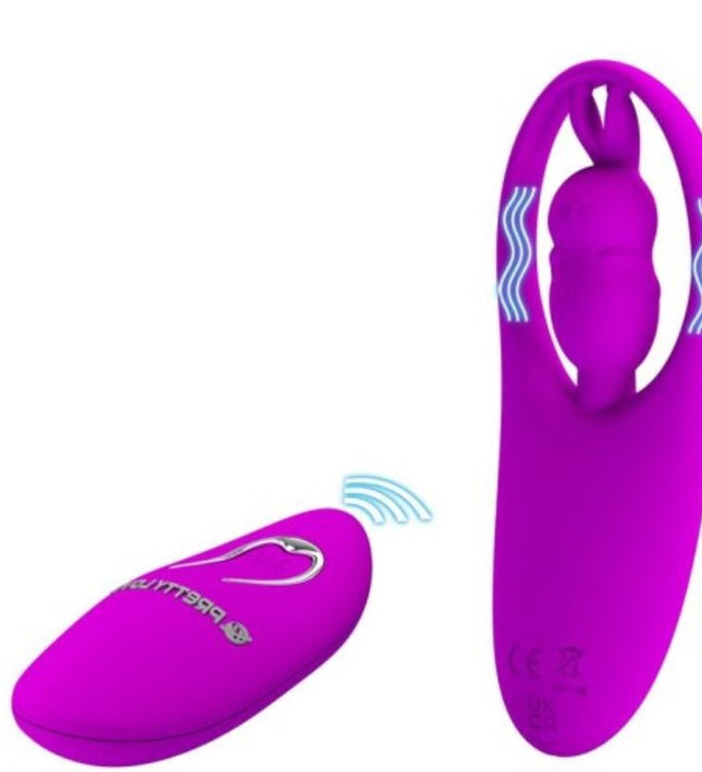 PRETTY LOVE - WILD RABBIT STIMULATOR FOR PANTIES WITH REMOTE CONTROL LILAC