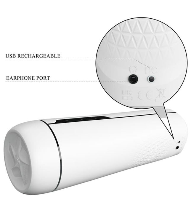 PRETTY LOVE - SIENNA VIBRATING MALE MASTURBATOR WITH VOICE AND SUCTION