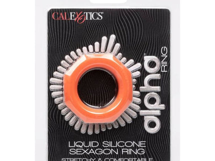 CALEXOTICS - ALPHA SEXAGON RING ORANGE