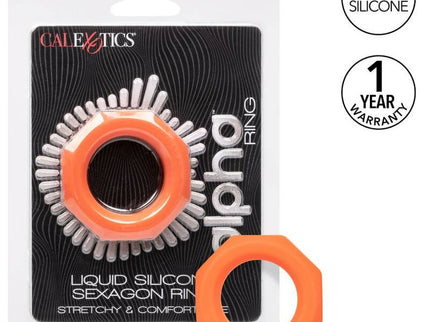 CALEXOTICS - ALPHA SEXAGON RING ORANGE