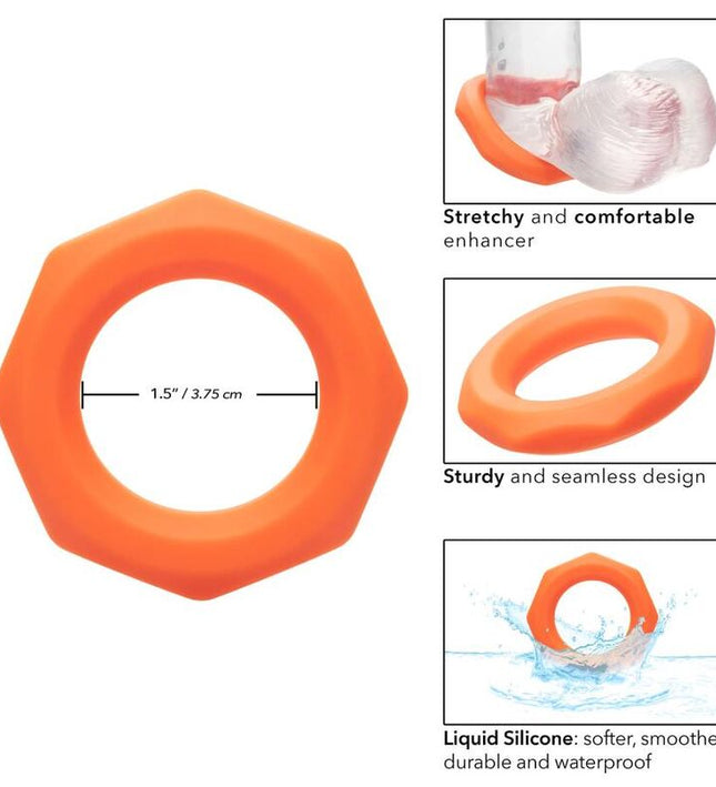 CALEXOTICS - ALPHA SEXAGON RING ORANGE