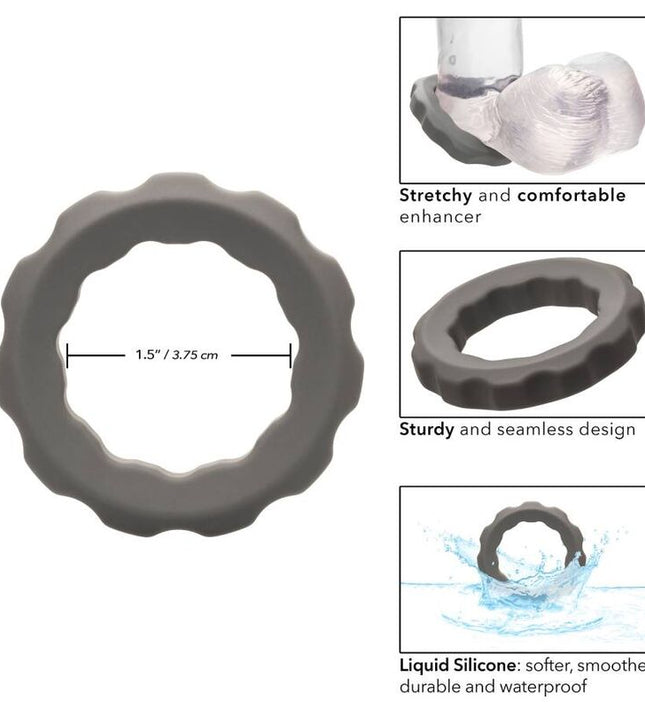 CALEXOTICS - ALPHA ERECT RING GREY