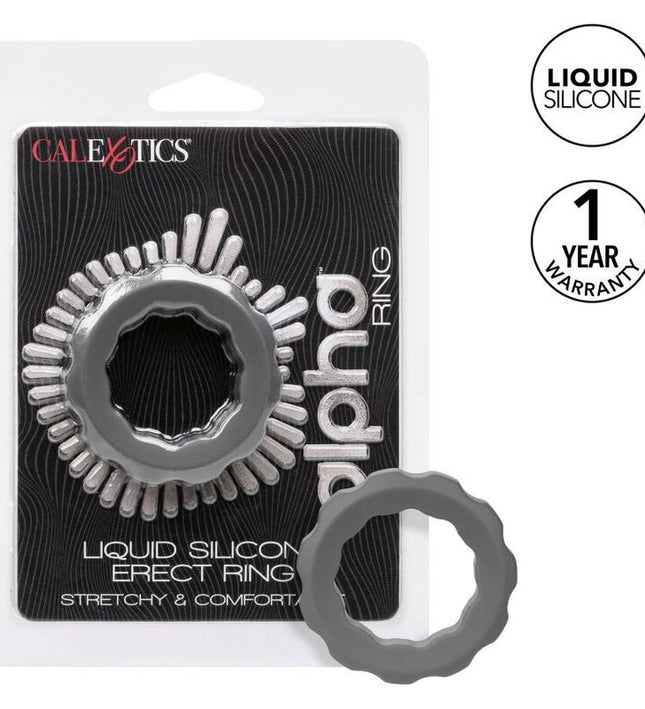 CALEXOTICS - ALPHA ERECT RING GREY