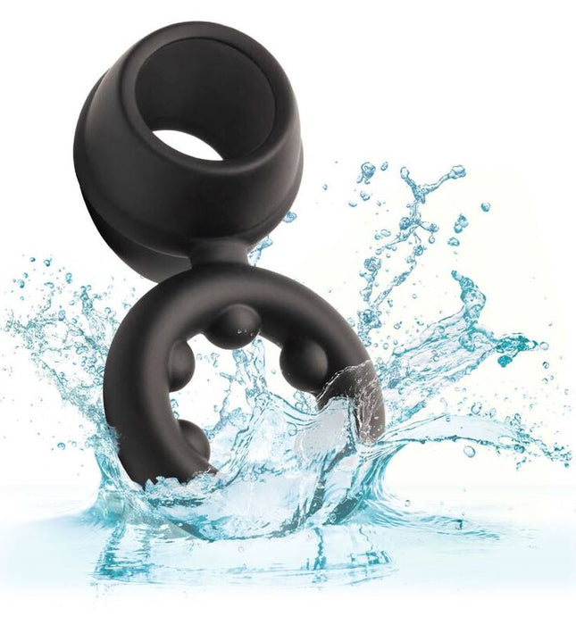 CALEXOTICS - ALPHA DUAL MAGNUM RING BLACK