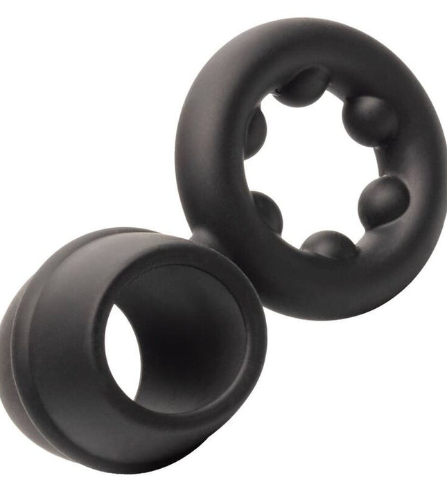 CALEXOTICS - ALPHA DUAL MAGNUM RING BLACK