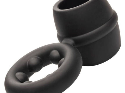 CALEXOTICS - ALPHA DUAL MAGNUM RING BLACK