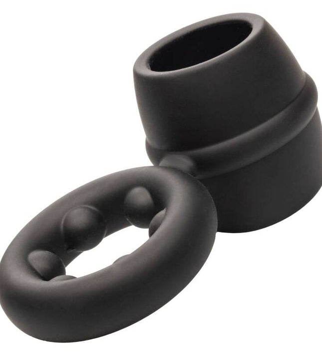 CALEXOTICS - ALPHA DUAL MAGNUM RING BLACK