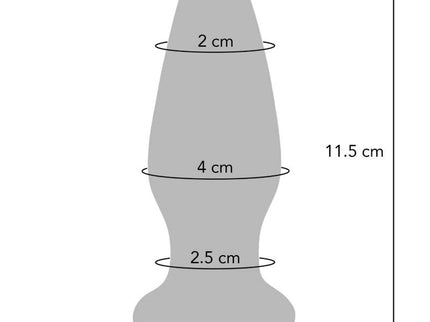 TOYJOY - THE SHINING VIBRATING GLAS BUTTPLUG