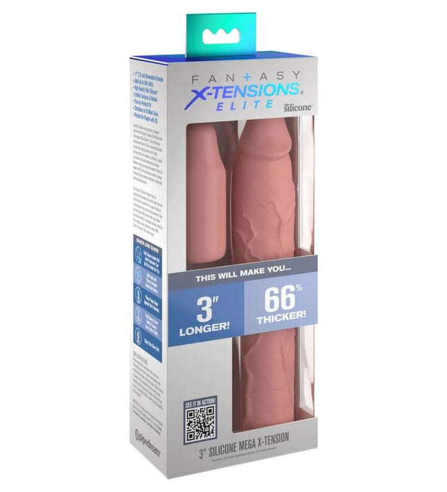 FANTASY X- TENSIONS - PIPEDREAMS SLEEVE 22,86 CM + 7,62 CM PLUG SKIN