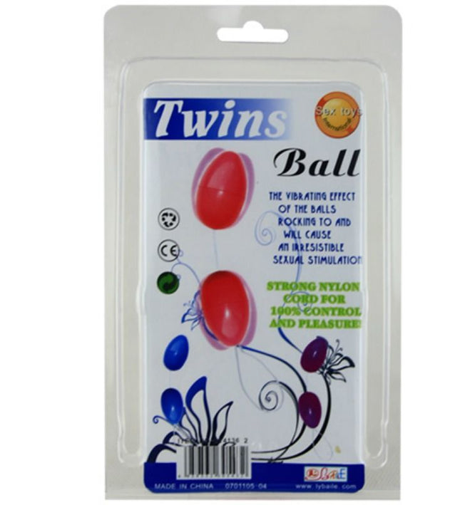 BAILE - TWINS BALLS PINK ANAL BALLS