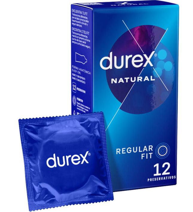DUREX - NATURAL PLUS 12 UNITS