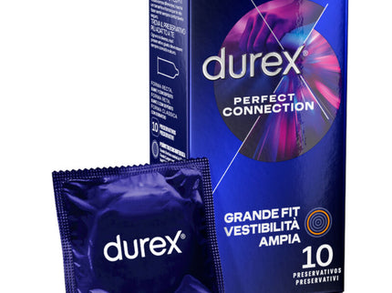 DUREX - PERFECT CONNECTION SILICONE EXTRA LUBRIFICATION 10 UNITS