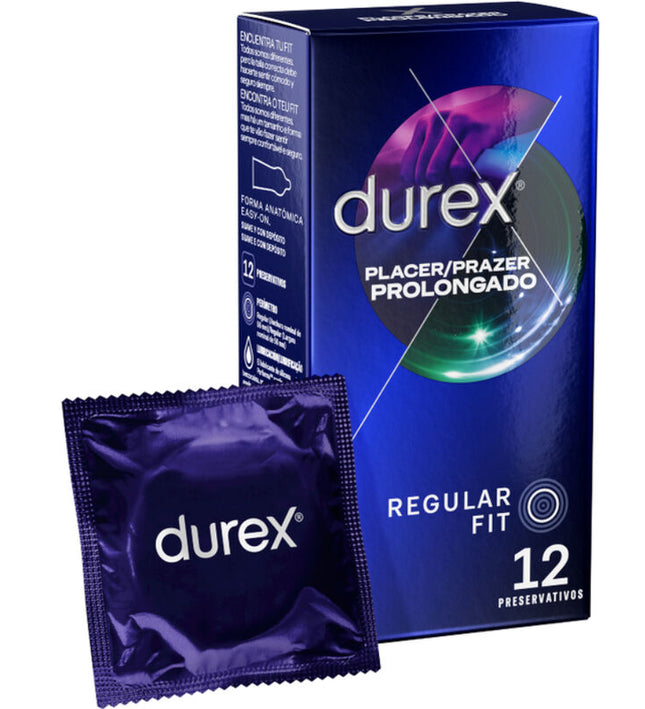 DUREX - PLEASURE PROLONGED DELAYED 12 UNITS