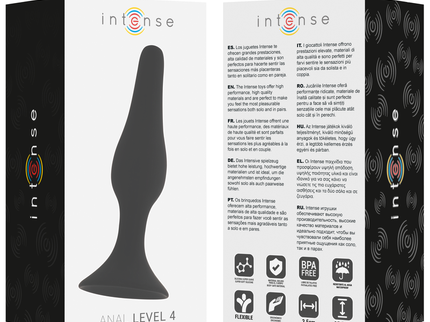 INTENSE - ANAL LEVEL 4 15.5CM BLACK