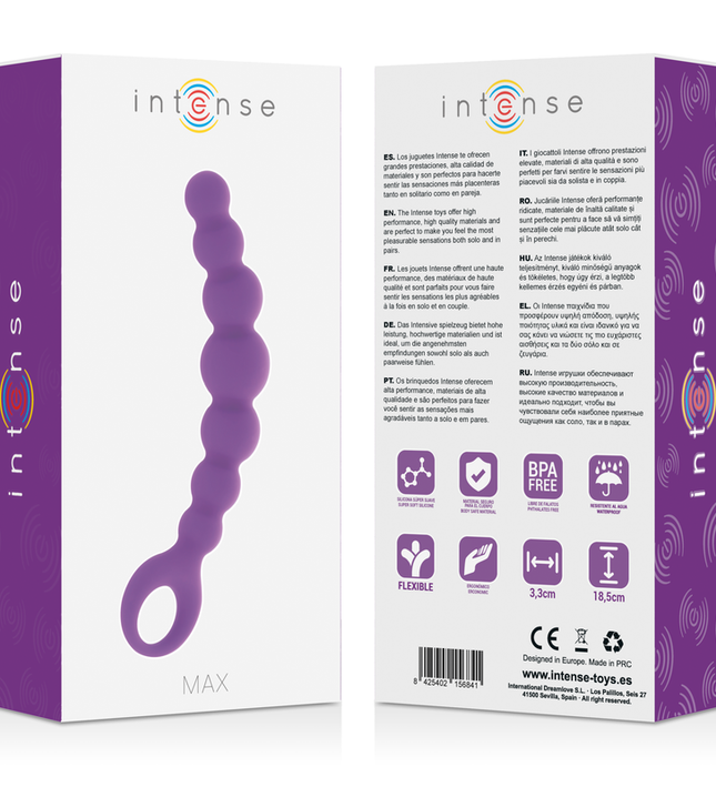 INTENSE - ANAL BEADS MAX LILAC