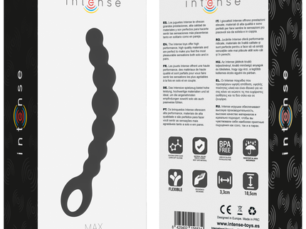 INTENSE - ANAL BEADS MAX BLACK