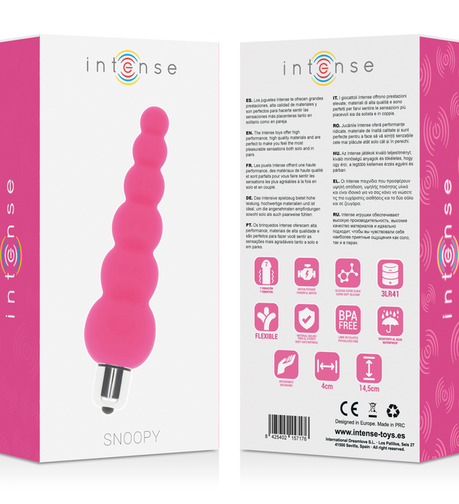 INTENSE - SNOOPY 7 SPEEDS SILICONE INTENSE - PINK