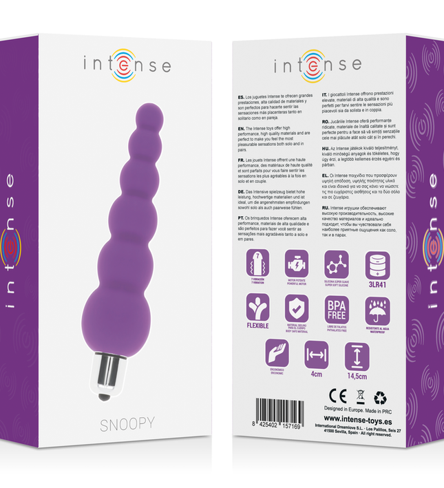 INTENSE - SNOOPY 7 SPEEDS SILICONE LILAC