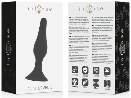 INTENSE - ANAL LEVEL 3 12.5CM BLACK