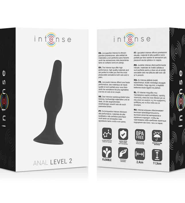 INTENSE - ANAL LEVEL 2 11.5CM BLACK