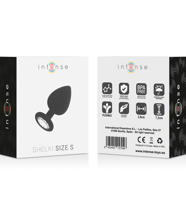 INTENSE - SHELKI S PLUG ANAL BLACK