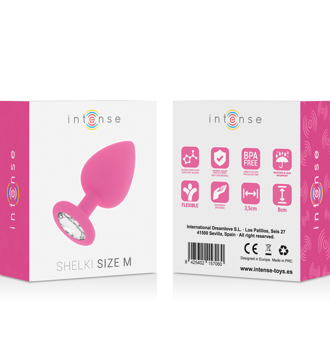 INTENSE - SHELKI M ANAL PLUG FUCHSIA