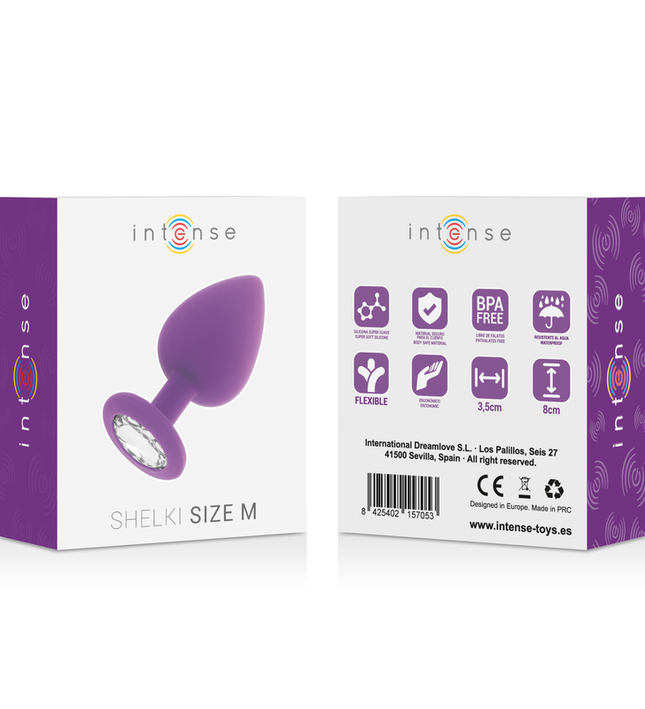 INTENSE - SHELKI M ANAL PLUG LILAC