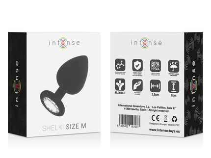 INTENSE - SHELKI M ANAL PLUG BLACK