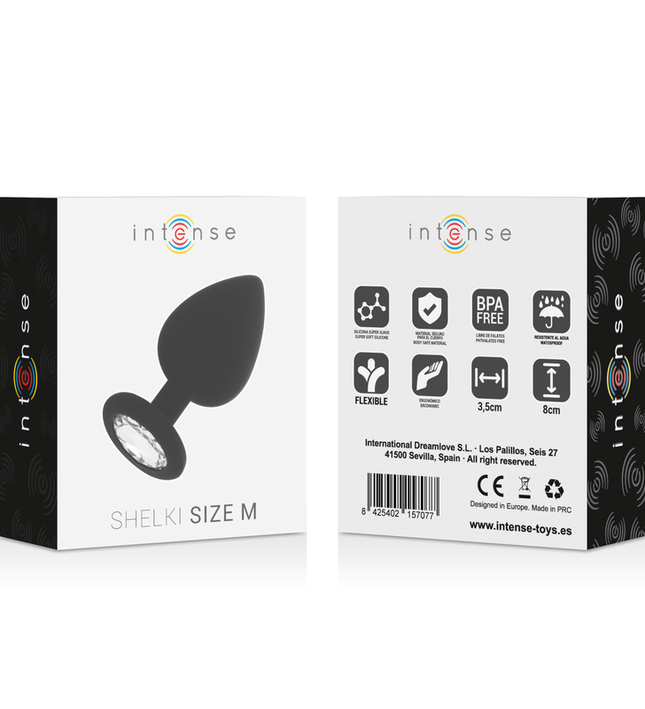 INTENSE - SHELKI M ANAL PLUG BLACK