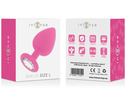 INTENSE - SHELKI L PLUG ANAL FUCHSIA