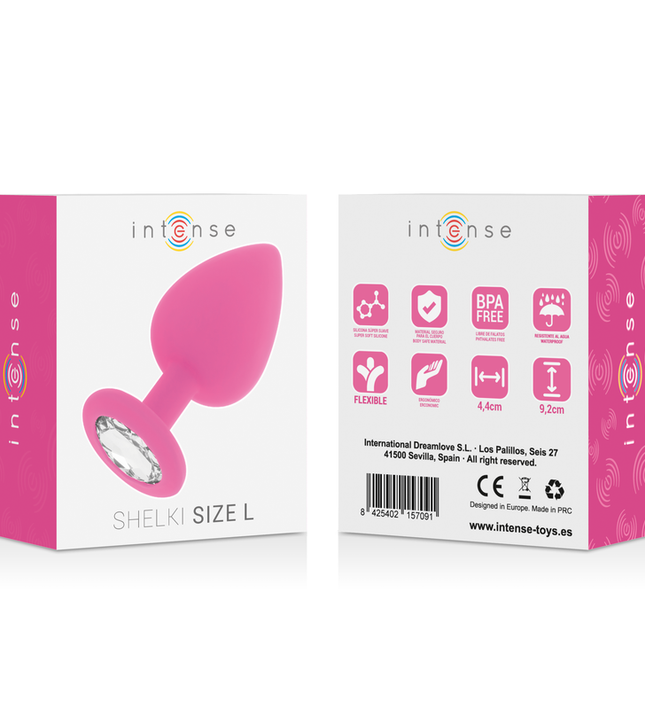 INTENSE - SHELKI L PLUG ANAL FUCHSIA