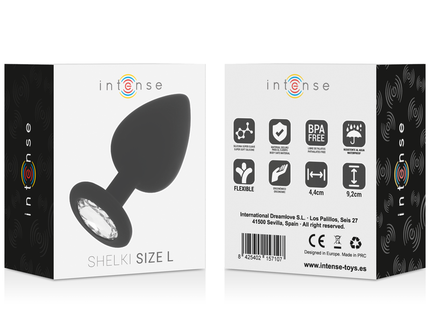 INTENSE - SHELKI L ANAL PLUG BLACK