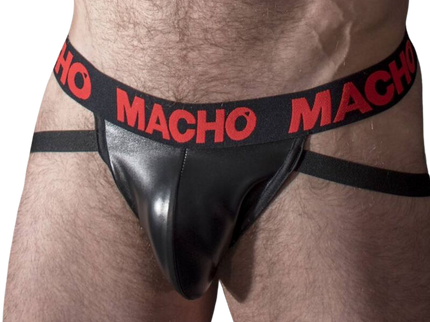 MACHO - MX25RC JOCK RED LEATHER S