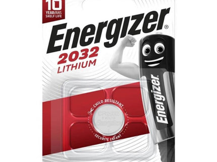ENERGIZER - BATTERY LITHIUM BUTTON CR2032 3V 1 UNIT