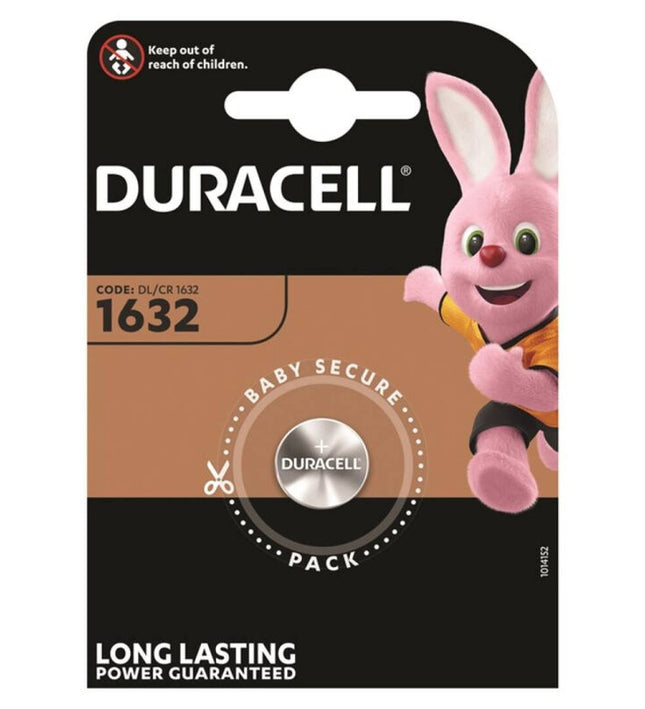 DURACELL - BUTTON BATTERY LITIO CR1632 3V 1 UNIT