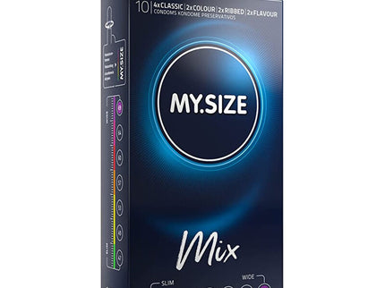 MY SIZE - MIX CONDOMS 69 MM 10 UNITS