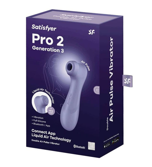 SATISFYER - PRO 2 GENERACIÓN 3 WINE RED BLUETOOTH & APP
