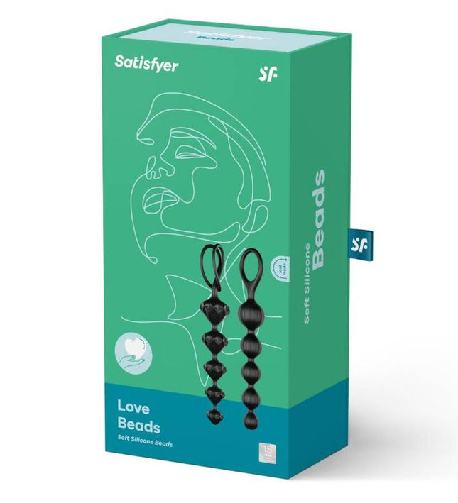 SATISFYER - LOVE BEADS BLACK