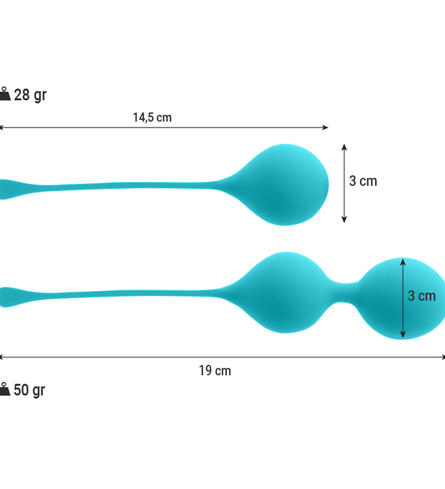 INTENSE - KEGEL BALLS PACK KENDALL BLUE