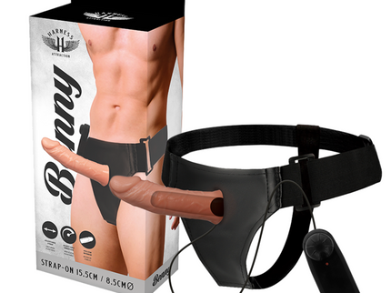 HARNESS ATTRACTION - RNES HOLLOW BENNY WITH VIBRATOR 15 CM -O- 4.5 CM