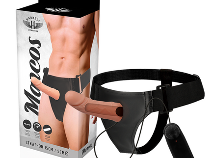 HARNESS ATTRACTION - RNES HOLLOW FRAMES WITH VIBRATOR 15 CM -O- 5 CM