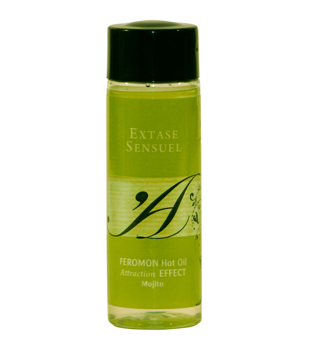 EXTASE SENSUAL - HEAT EFFECT MASSAGE OIL WITH MOJITO PHEROMONES 100 ML