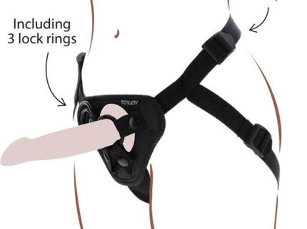 GET REAL - STRAP-ON HARNESS BLACK