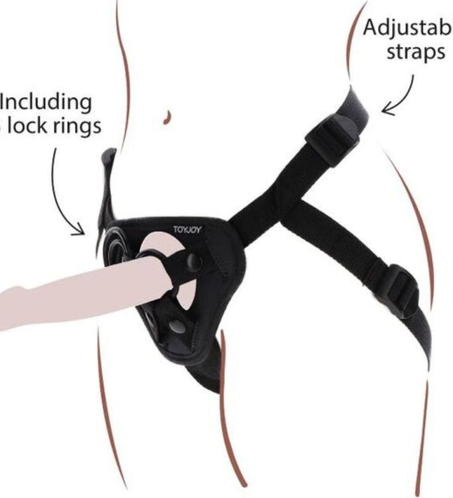 GET REAL - STRAP-ON HARNESS BLACK