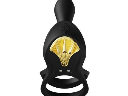 ZALO - BAYEK VIBRATING COUPLES RING BLACK