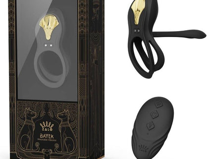 ZALO - BAYEK VIBRATING COUPLES RING BLACK