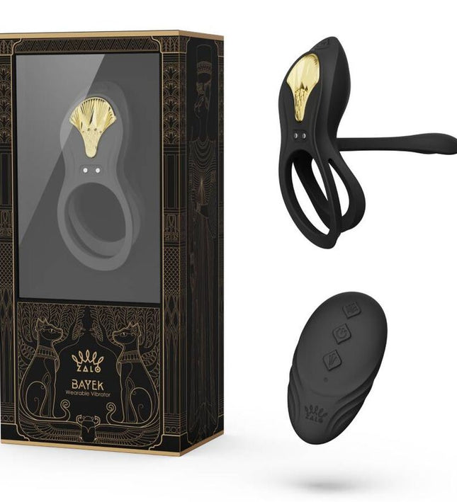 ZALO - BAYEK VIBRATING COUPLES RING BLACK